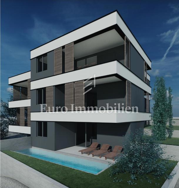 Apartmaji 100 m od plaže - novogradnja Šimuni, Pag