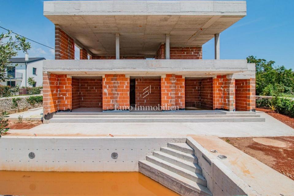 Vila roh bau s panoramskim pogledom na morje!