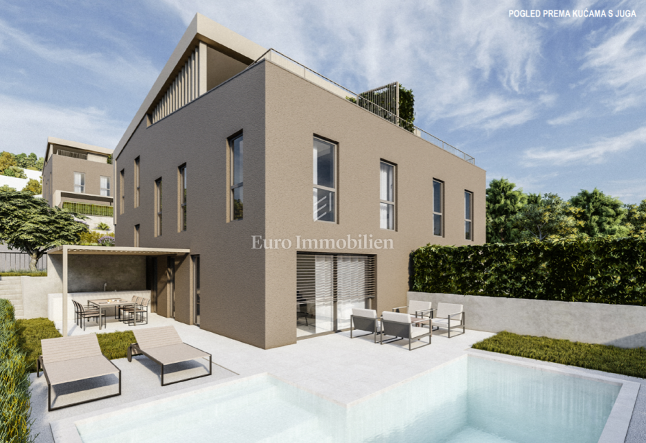 Kostrena - apartma z zasebnim bazenom