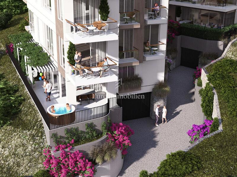 Tučepi, Trisobno Stanovanje v Novogradnji Blizu Morja