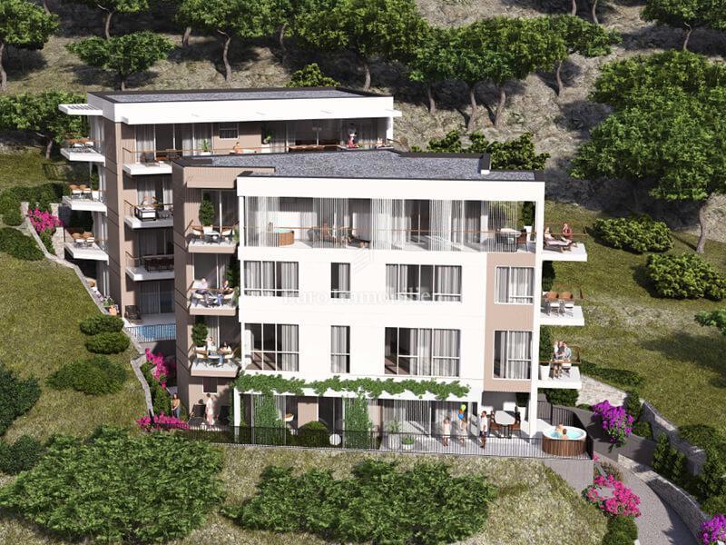 Tučepi, Trisobno Stanovanje v Novogradnji Blizu Morja