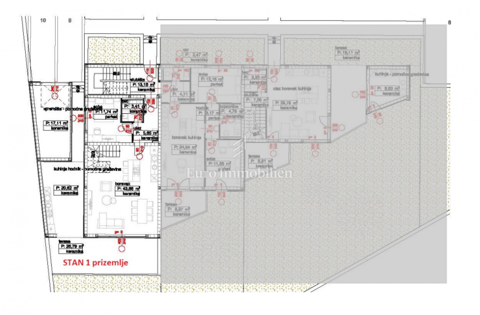 Prostorno dvoetažno stanovanje v novogradnji, Povile