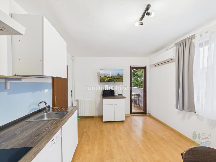 Samostojna hiša s 4 apartmaji in bazenom, 350 m od morja