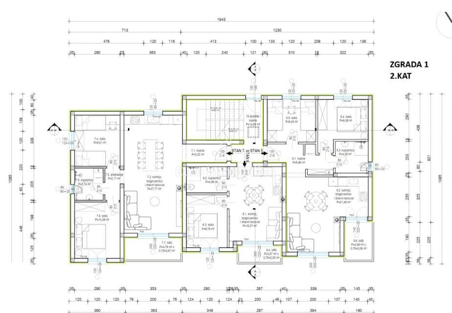 Apartmaji z dvema parkirnima mestoma v bližini plaže