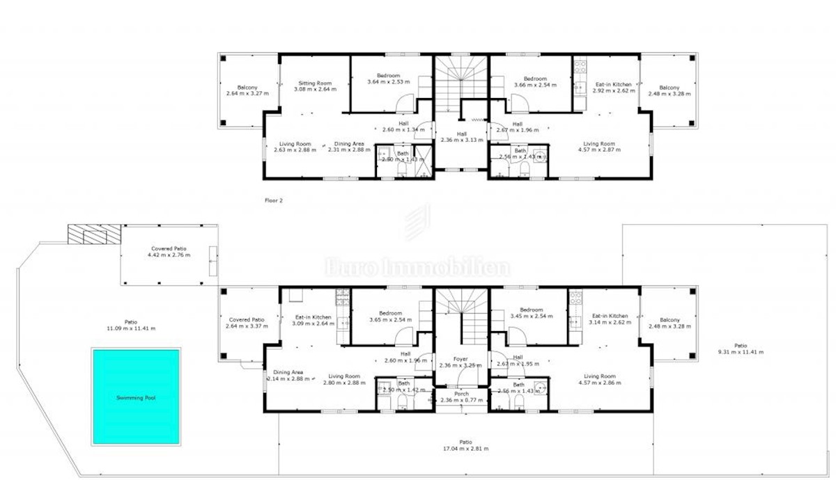 Apartmanska kuća s bazenom, Fažana