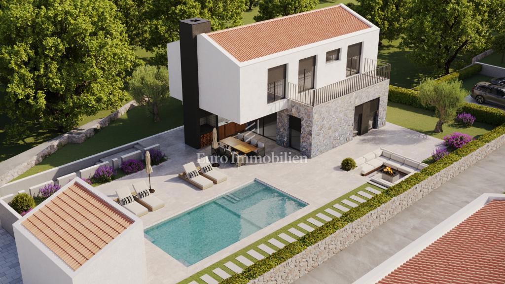 Otok Krk - luksuzna vila na mirni lokaciji!