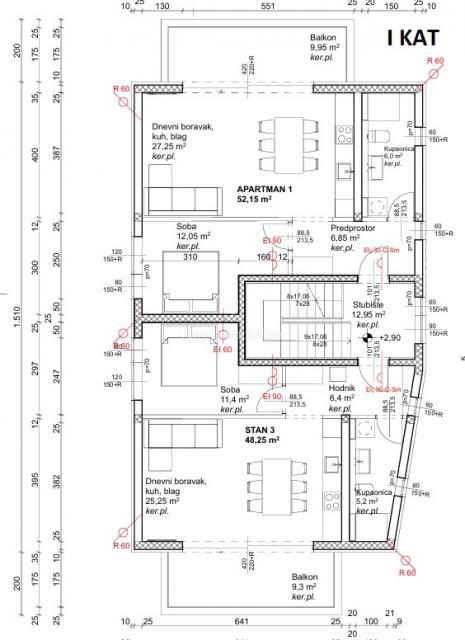 Novalja - apartmaji v novogradnji