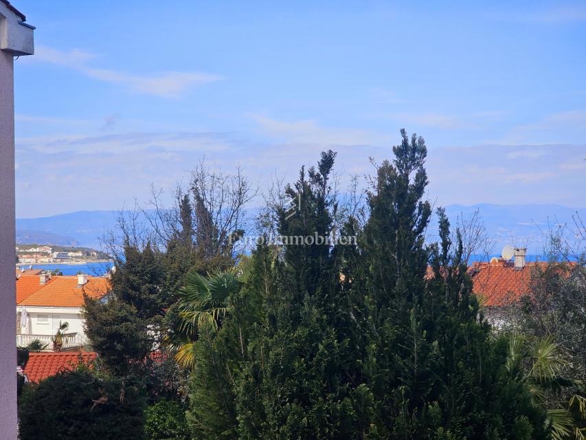 Dvosobni apartma blizu morja, pogled na morje Malinska