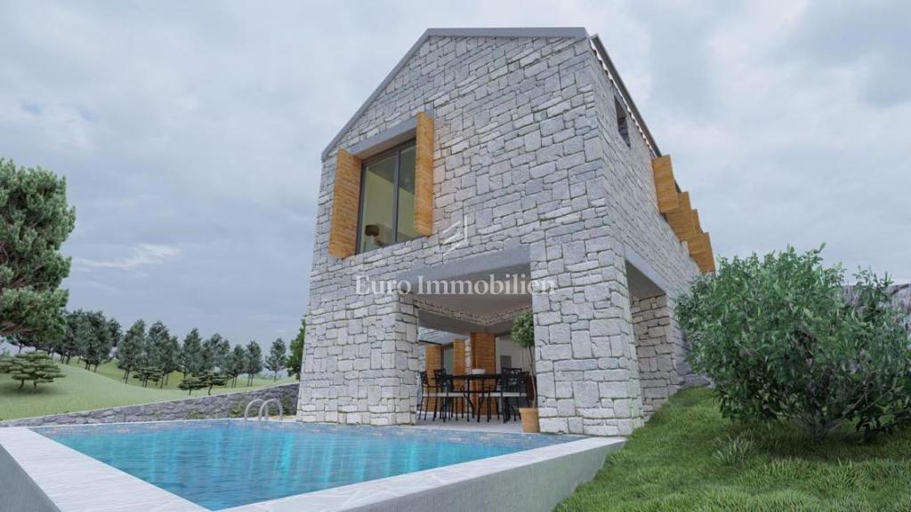 Vila z bazenom, 200 m od morja