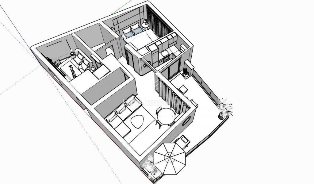 Crikvenica, Stanovanje z Garažo in Teraso blizu Morja