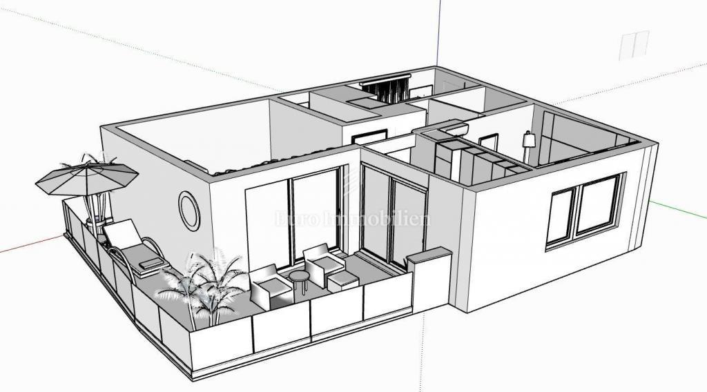 Crikvenica, Stanovanje z Garažo in Teraso blizu Morja