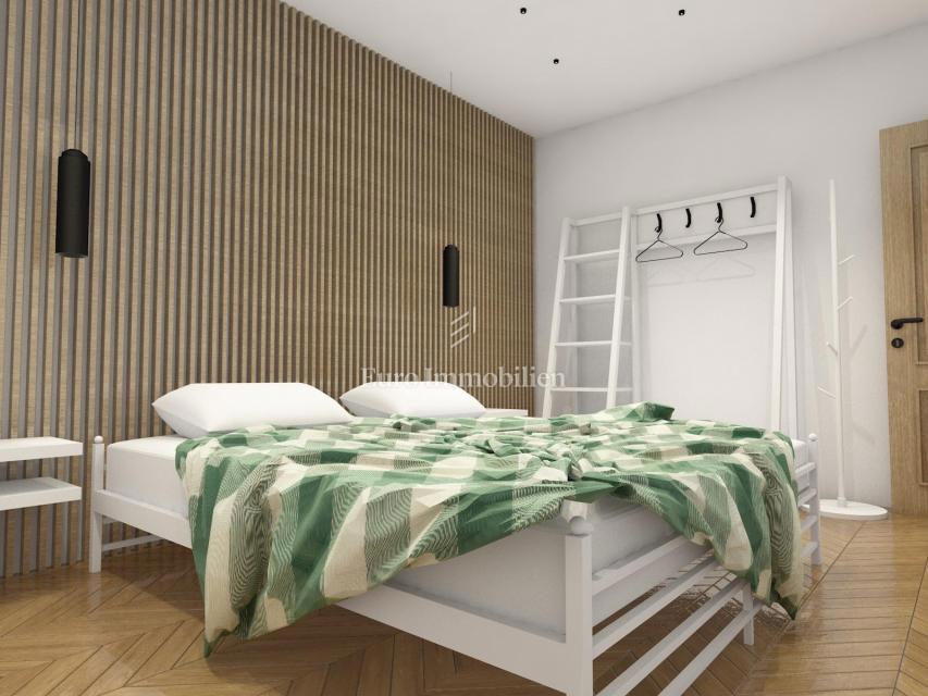 Dvosobni apartmaji z razgledom na morje, 200 m od morja