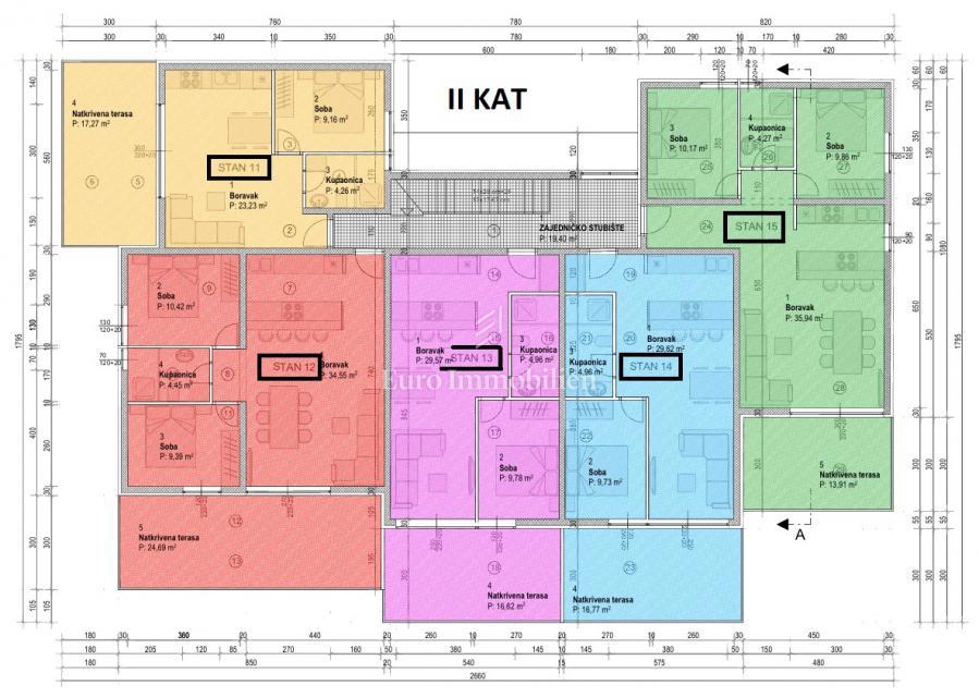 Novozgrajeni apartmaji 300 m od morja, Povljana