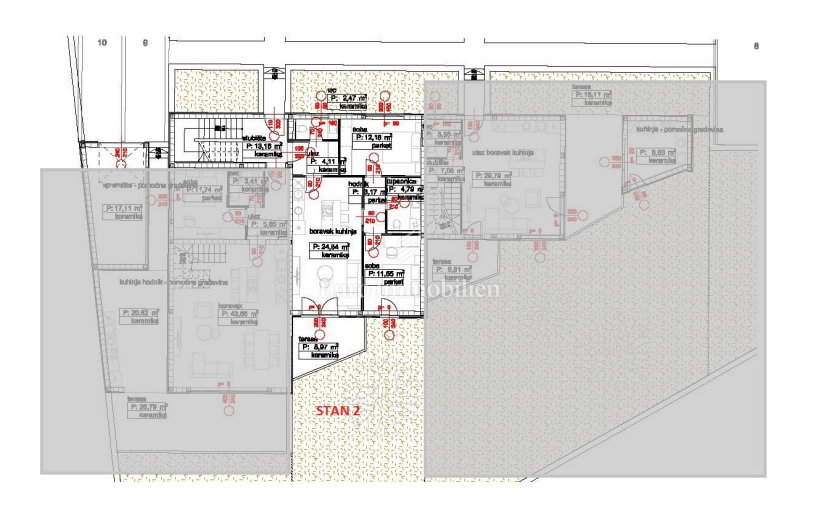 Povile – dvosobno pritlično stanovanje v novogradnji
