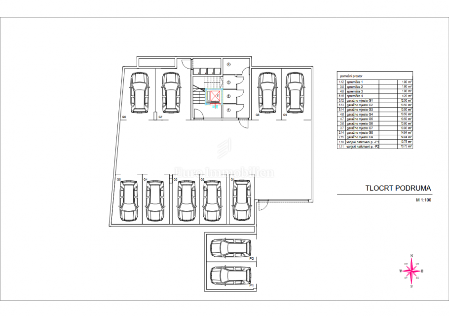 Luksuzni penthouse s teraso in 3 garažami