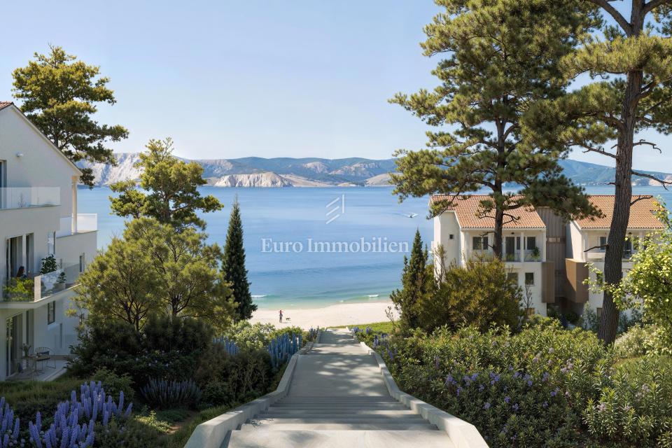 Novi Vinodolski - dvosobno stanovanje, druga vrsta do morja