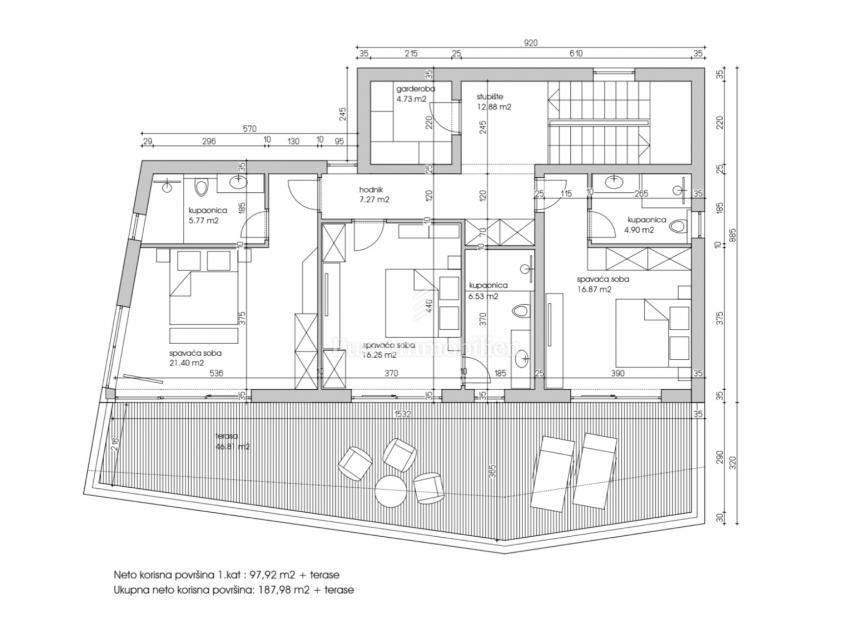 Zemljišče s pogledom na morje in gradbenim dovoljenjem