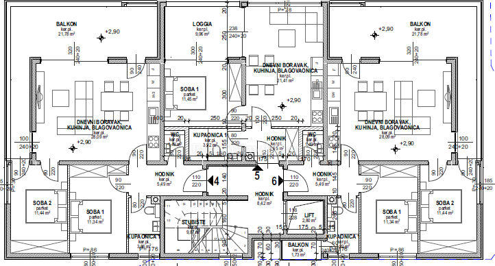 Apartmai v novi stavbi na mirni lokaciji - Pag