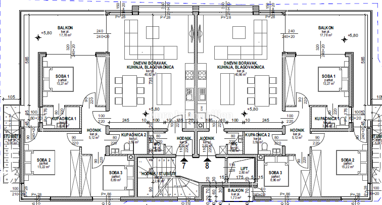 Apartmai v novi stavbi na mirni lokaciji - Pag