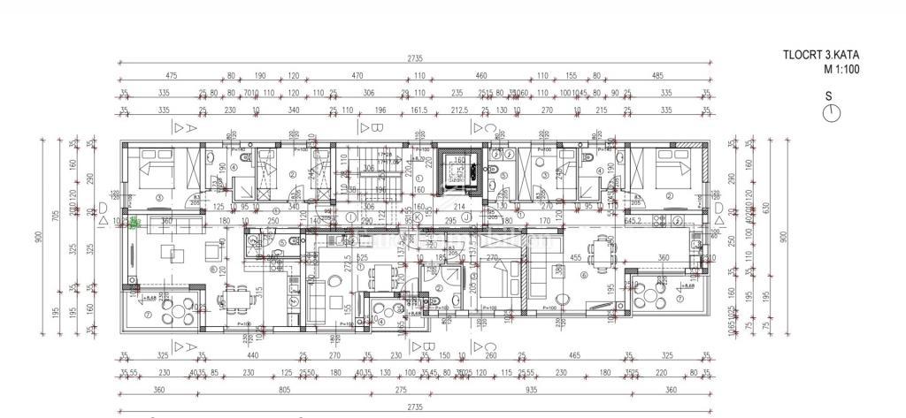 Istra, Tar - novo stanovanje v stavbi z dvigalom, 3 km od morja