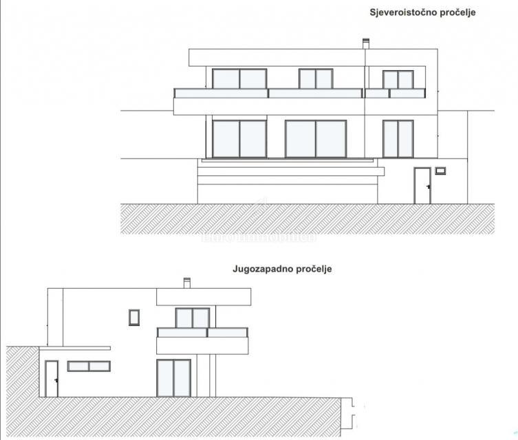 Lovran - moderna hiša z neskončnim bazenom