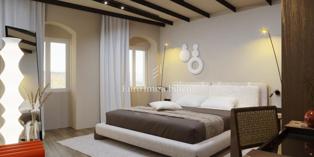 Labin - hiša s projektom in gradbenim dovoljenjem za hotel