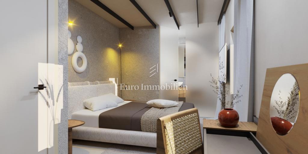 Labin - hiša s projektom in gradbenim dovoljenjem za hotel