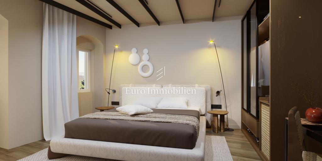 Labin - hiša s projektom in gradbenim dovoljenjem za hotel