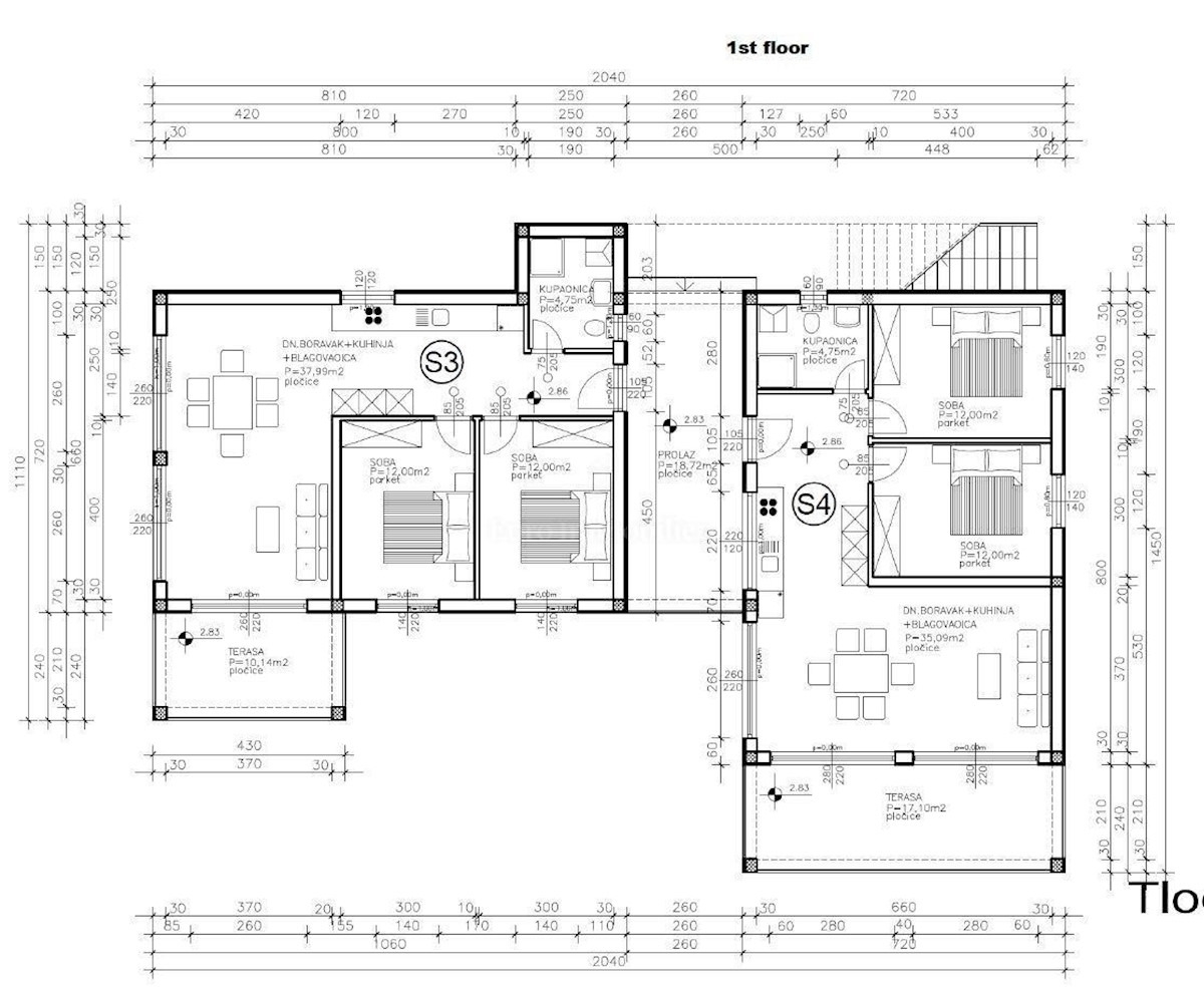 Omišalj - apartma s pogledom na Kvarnerski zaliv