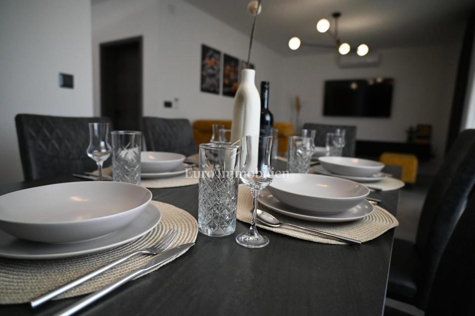 Moderna dvojna villa s bazenom, otok Vir