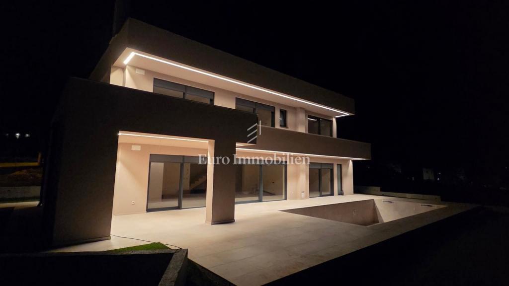 POREČ OKOLICA - moderna vila s strešno teraso, pogled na morje