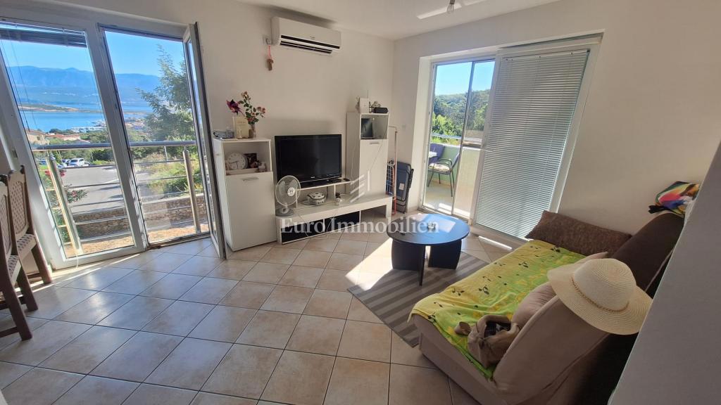 Otok Krk, Klimno - apartma s pogledom na morje