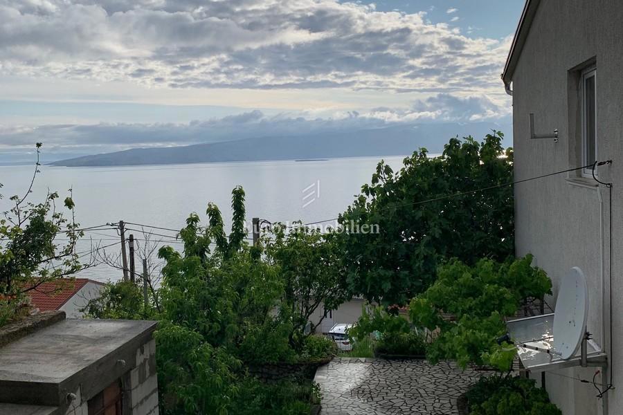Senj - Hiša v dveh etažah s panoramskim pogledom na morje