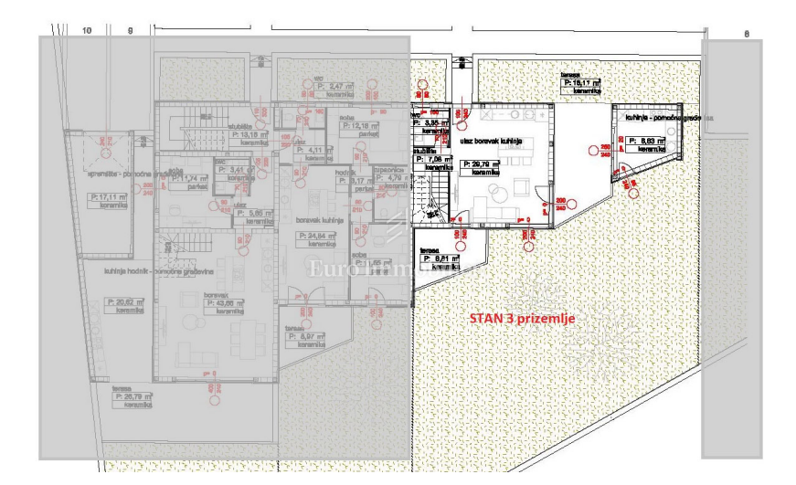 Prostorno stanovanje v novogradnji blizu morja