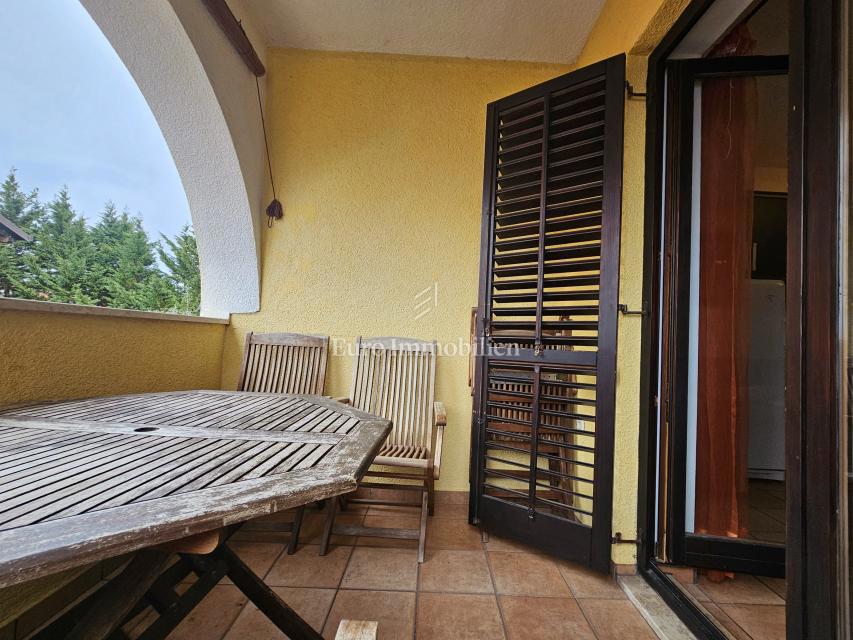 Enosobni apartma v 2. nadstropju s pogledom na morje