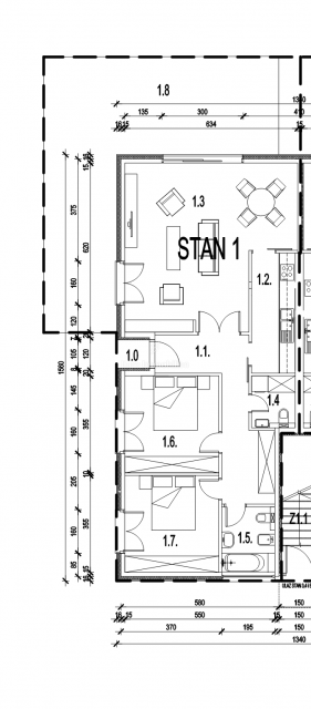 Pritlično stanovanje z velikim vrtom in bazenom - Poreč