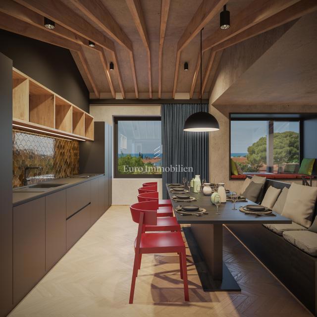 Istra – zazidljivo zemljišče z razgledom na morje in dovoljenjem