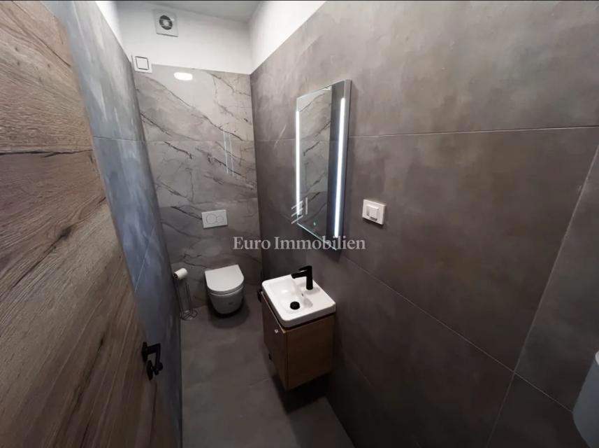 Moderna hiša z bazenom in garažo – Pomer