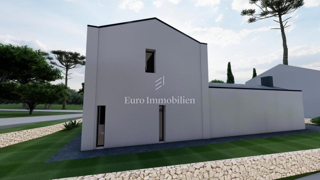 Moderna vila z bazenom - v gradnji