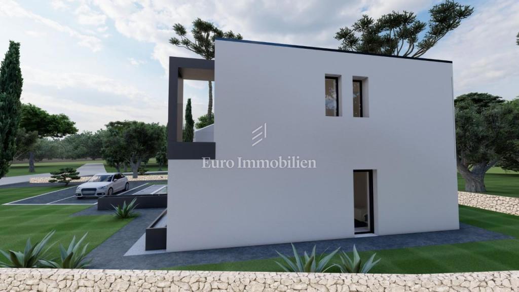 Moderna vila z bazenom - v gradnji
