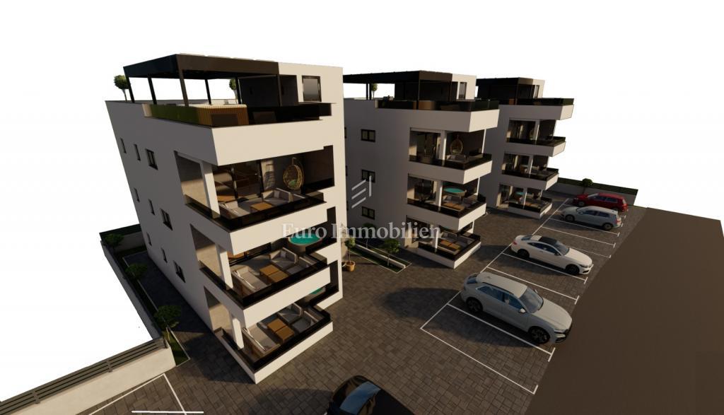 Vir - novozgrajeni apartmaji 200 m od morja
