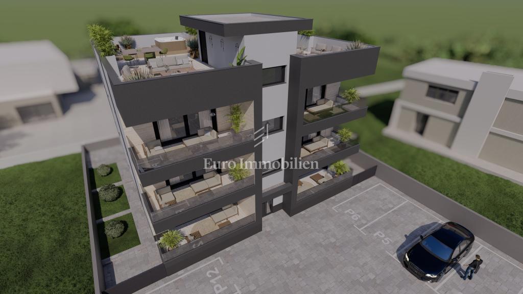 Privlaka - apartma blizu plaže, novogradnja