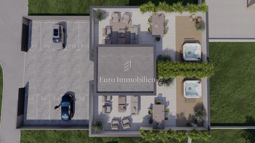 Privlaka - apartma blizu plaže, novogradnja