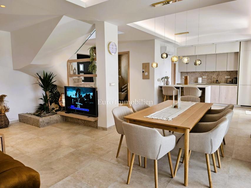 Prostorna moderna vila z bazenom v mirnem okolju