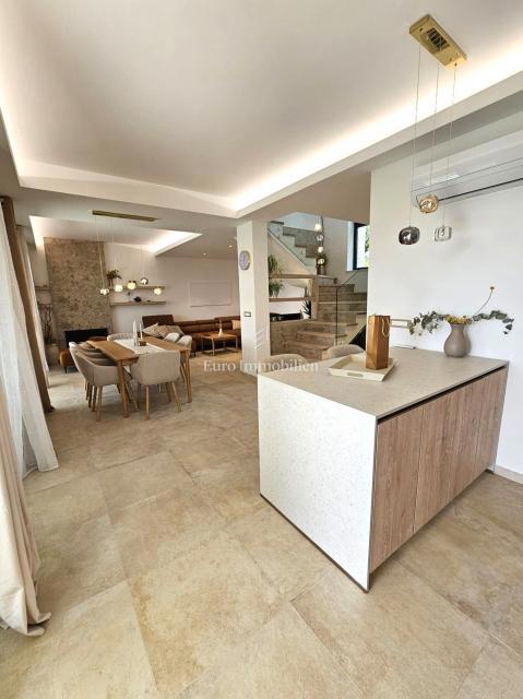 Prostorna moderna vila z bazenom v mirnem okolju