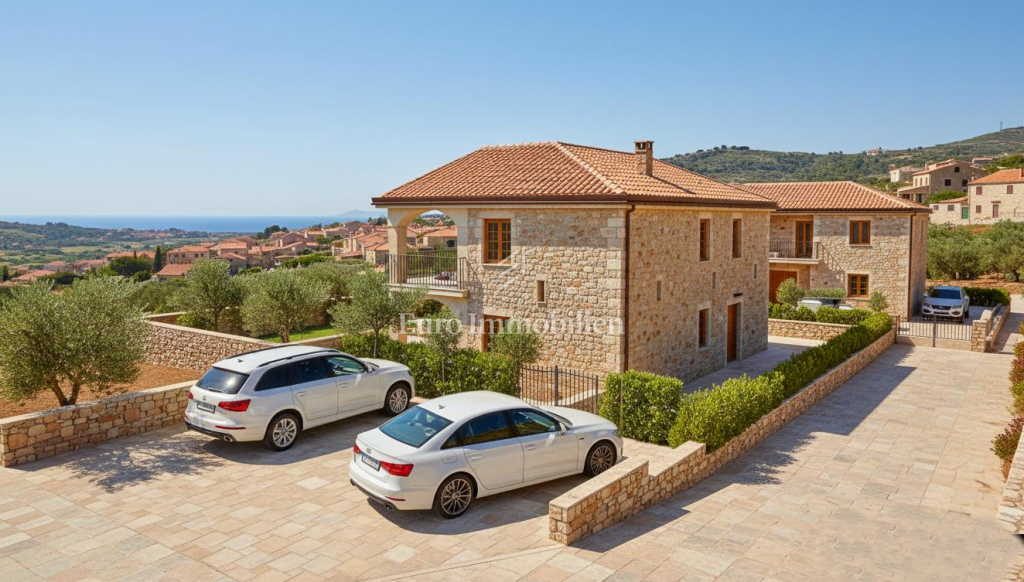 Malinska – nova nizkoenergijska rustikalna hiša