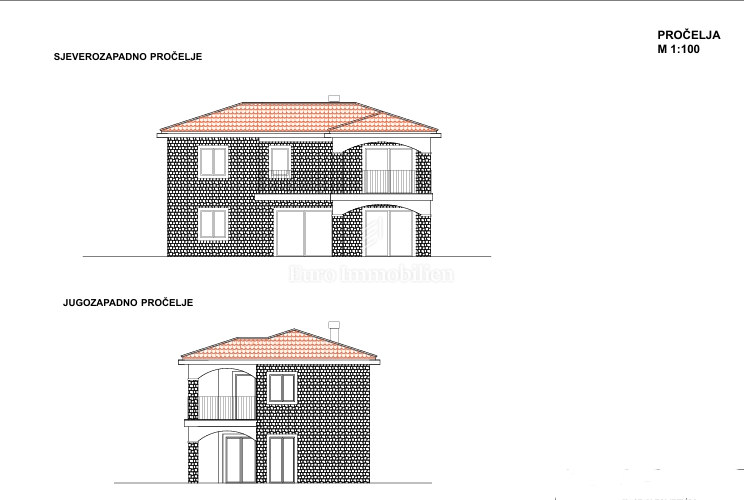 Malinska – nova nizkoenergijska rustikalna hiša