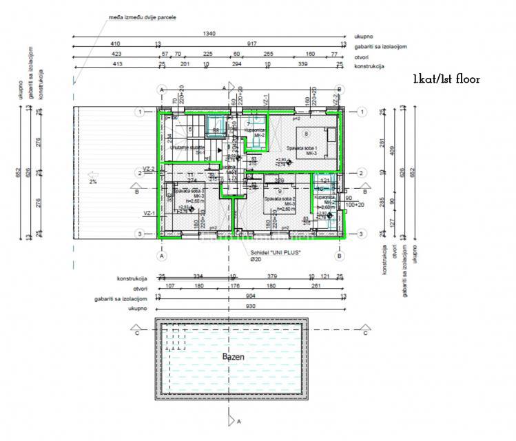 Hiša z bazenom na mirni lokaciji, v bližini Novigrada