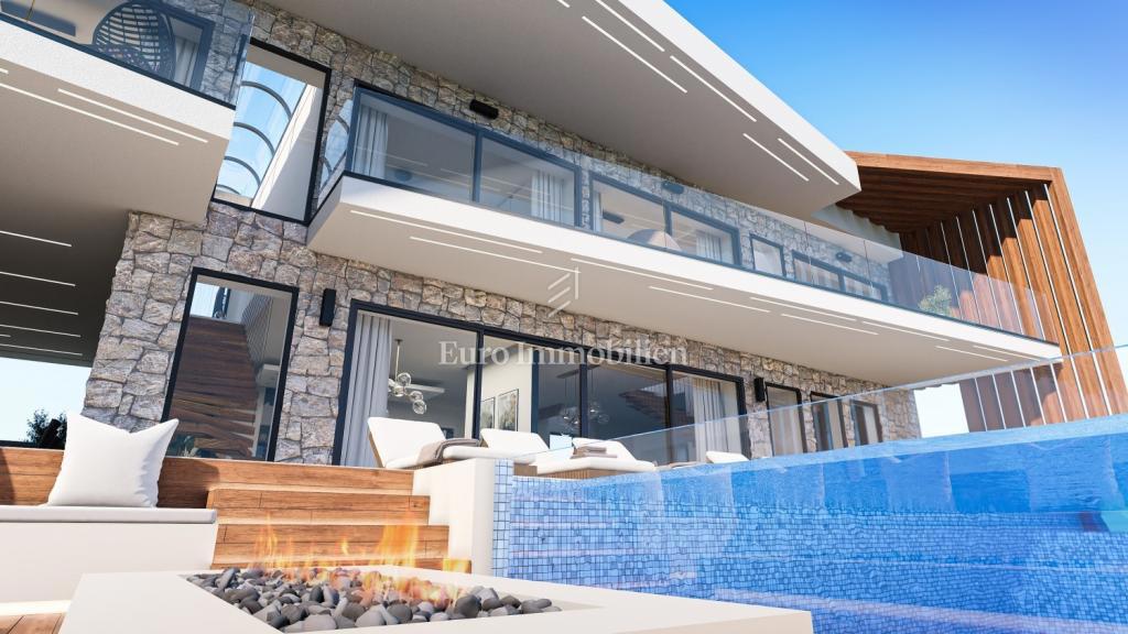 Luksuzna vila z neskončnim bazenom in pogledom na morje