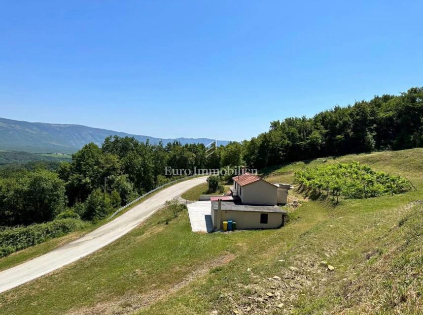 Hiša s prostornim dvoriščem, Cerovlje, Istra